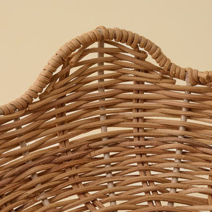 Rattan Scallop Bowl