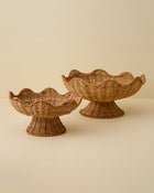 Rattan Scallop Bowl