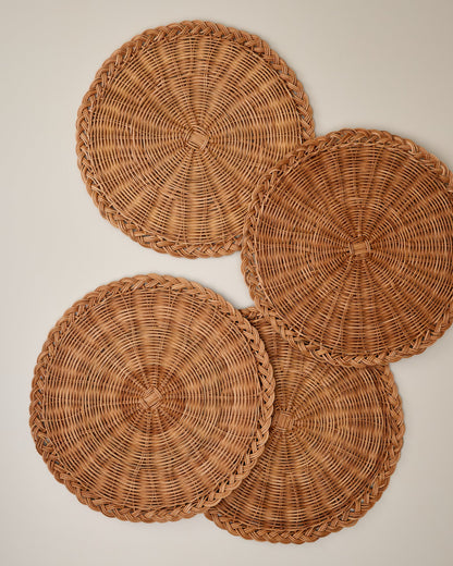 Rattan Charger, Set of 4