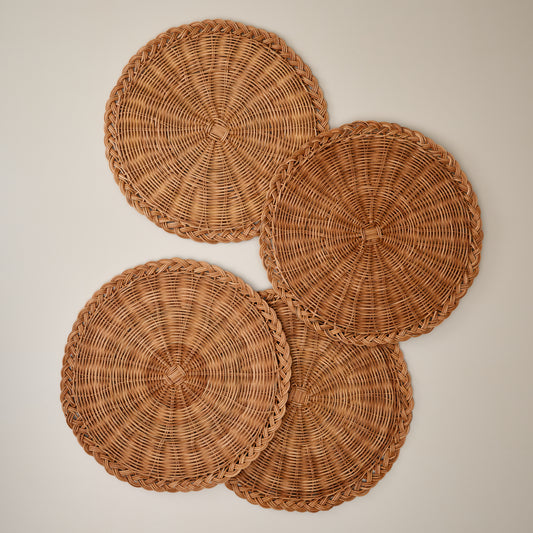 Rattan Charger, Set of 4