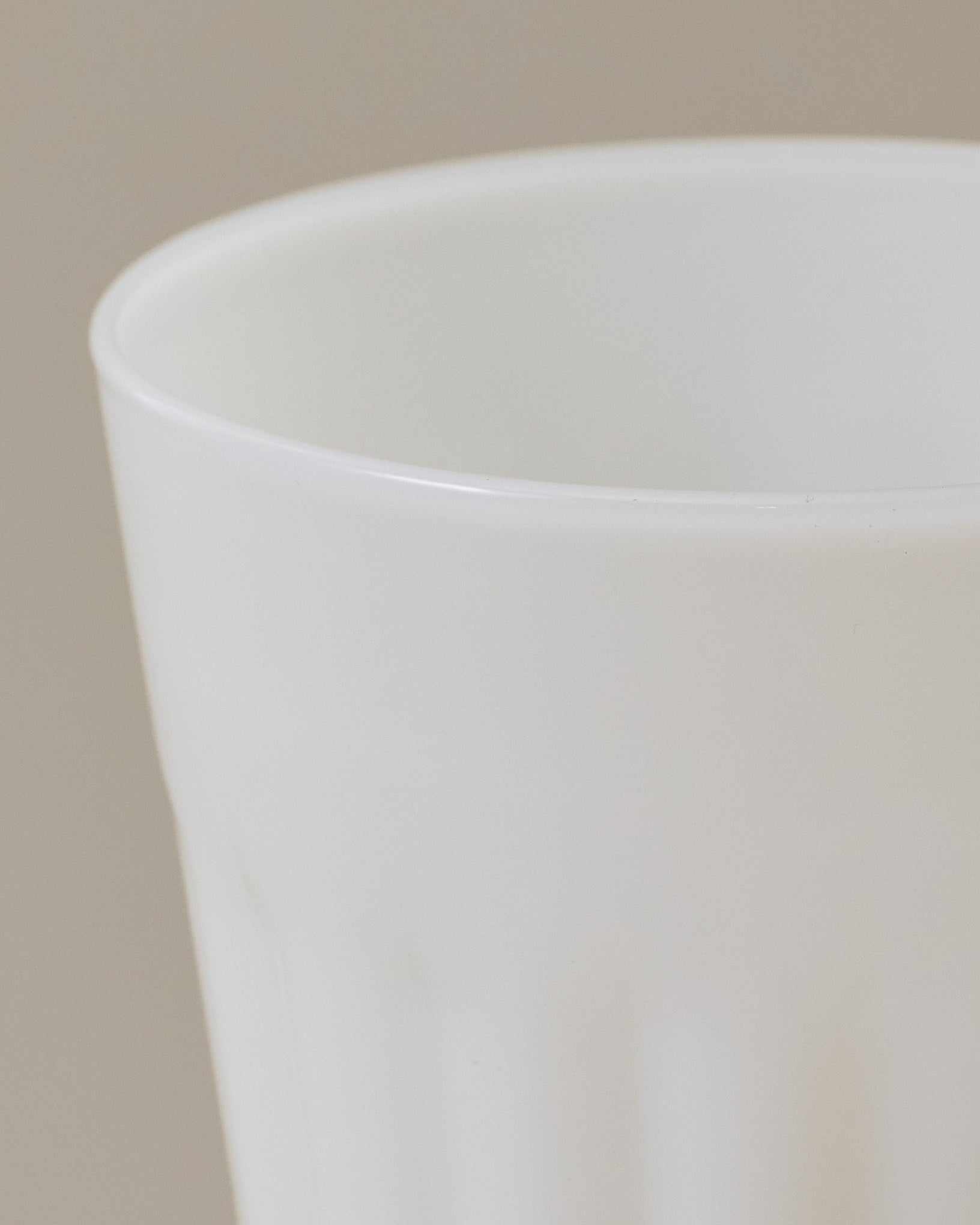 White Milk Glass Tumbler – Magnolia
