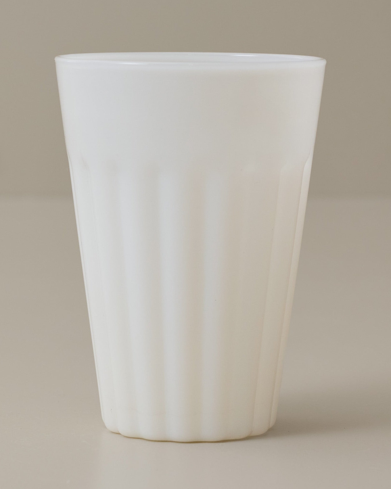 White Milk Glass Tumbler