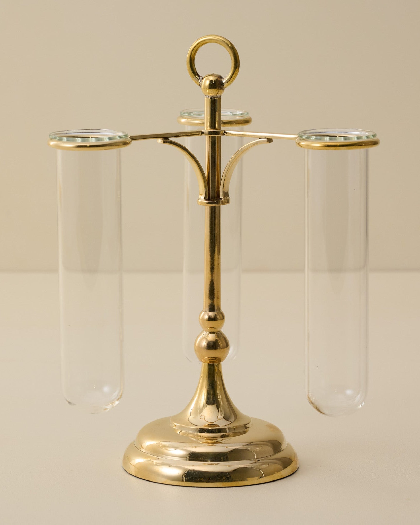Solid Brass Antique Inspired Propagation Stand 