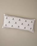 Daphne Tulip Embroidered Lumbar Pillow