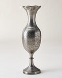 Gwendolyn Pewter Etched Bud Vase