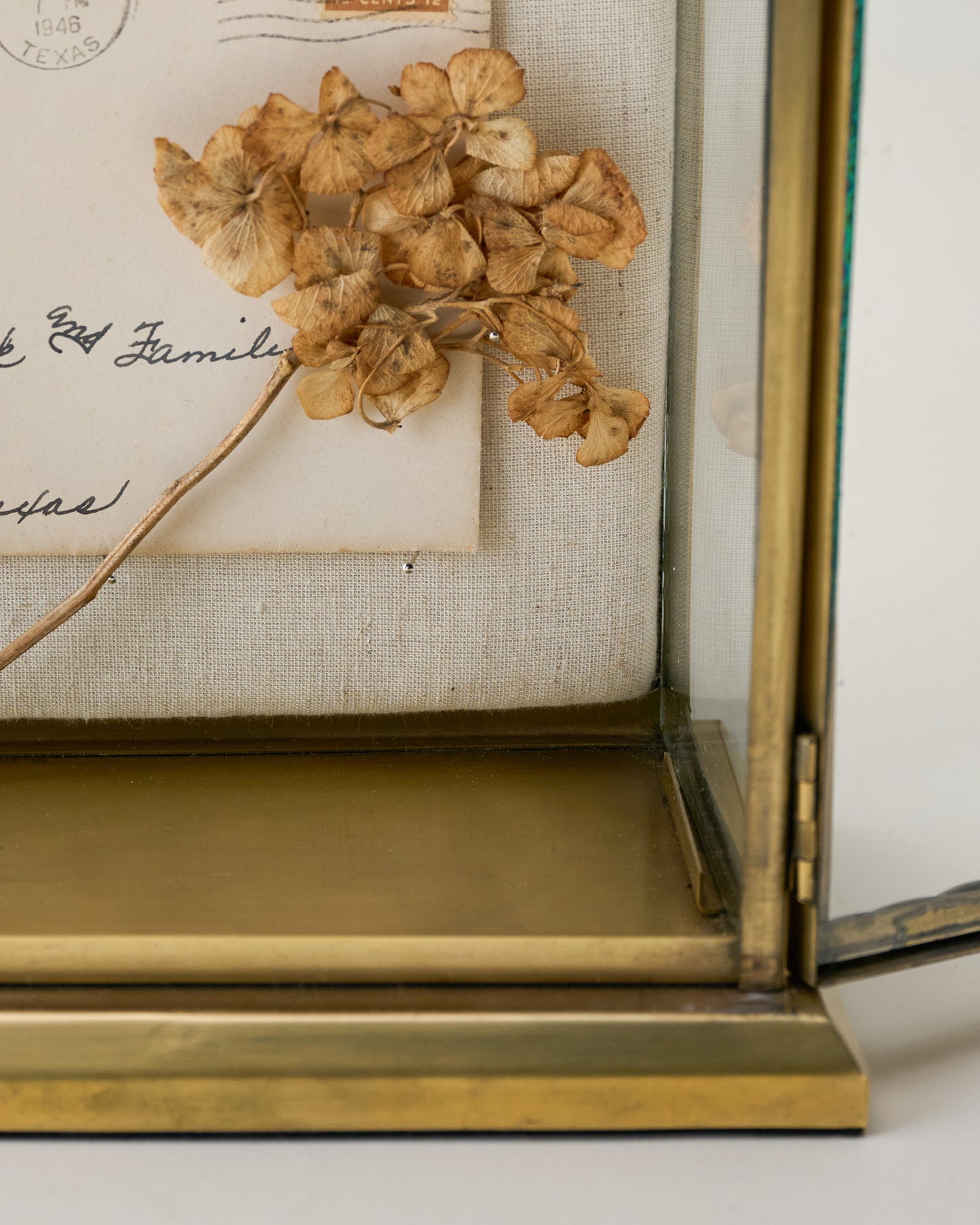 Antique Brass Tabletop Your Story Box