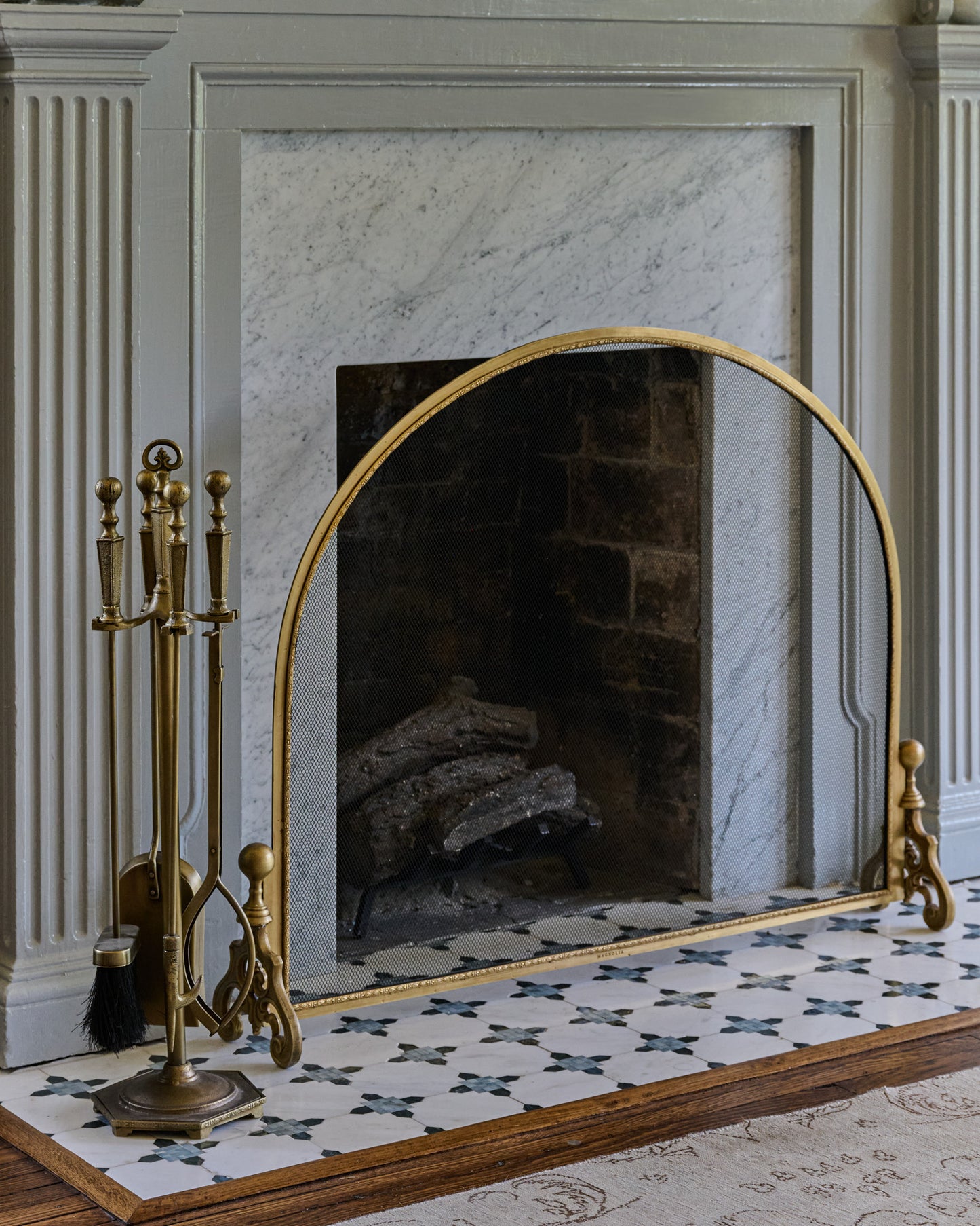 Vienna Arched Fireplace Screen