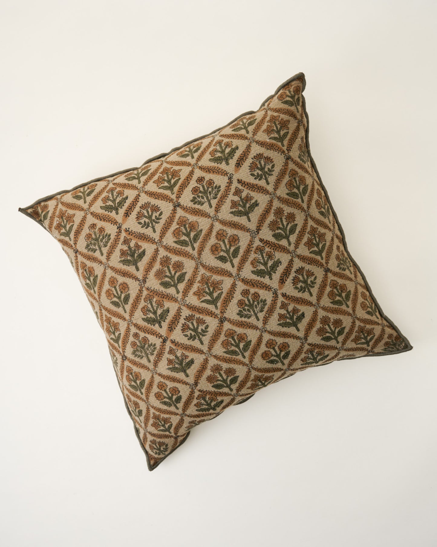 Marigold Block Print Pillow