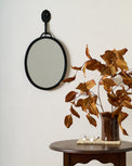 Forged Iron Floral Accent Mirror