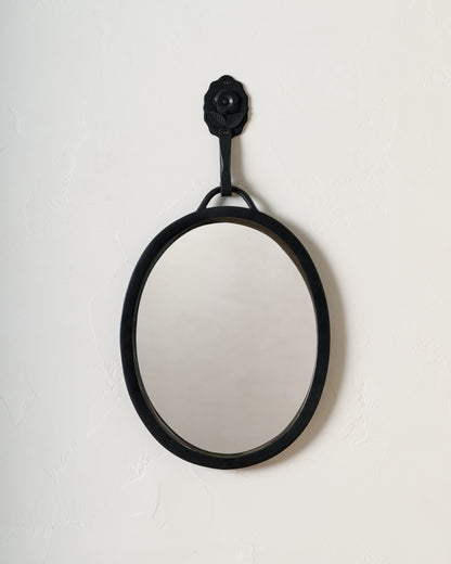 Forged Iron Floral Accent Mirror