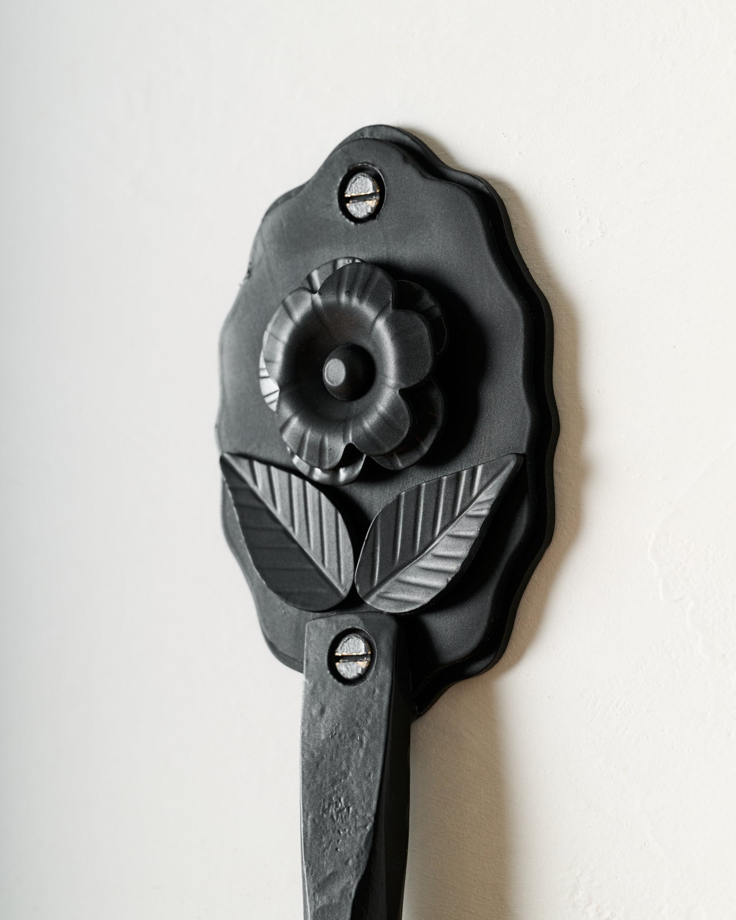 Forged Iron Floral Accent Mirror