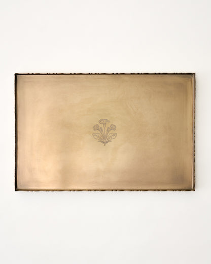 Daphne Antique Brass Tray