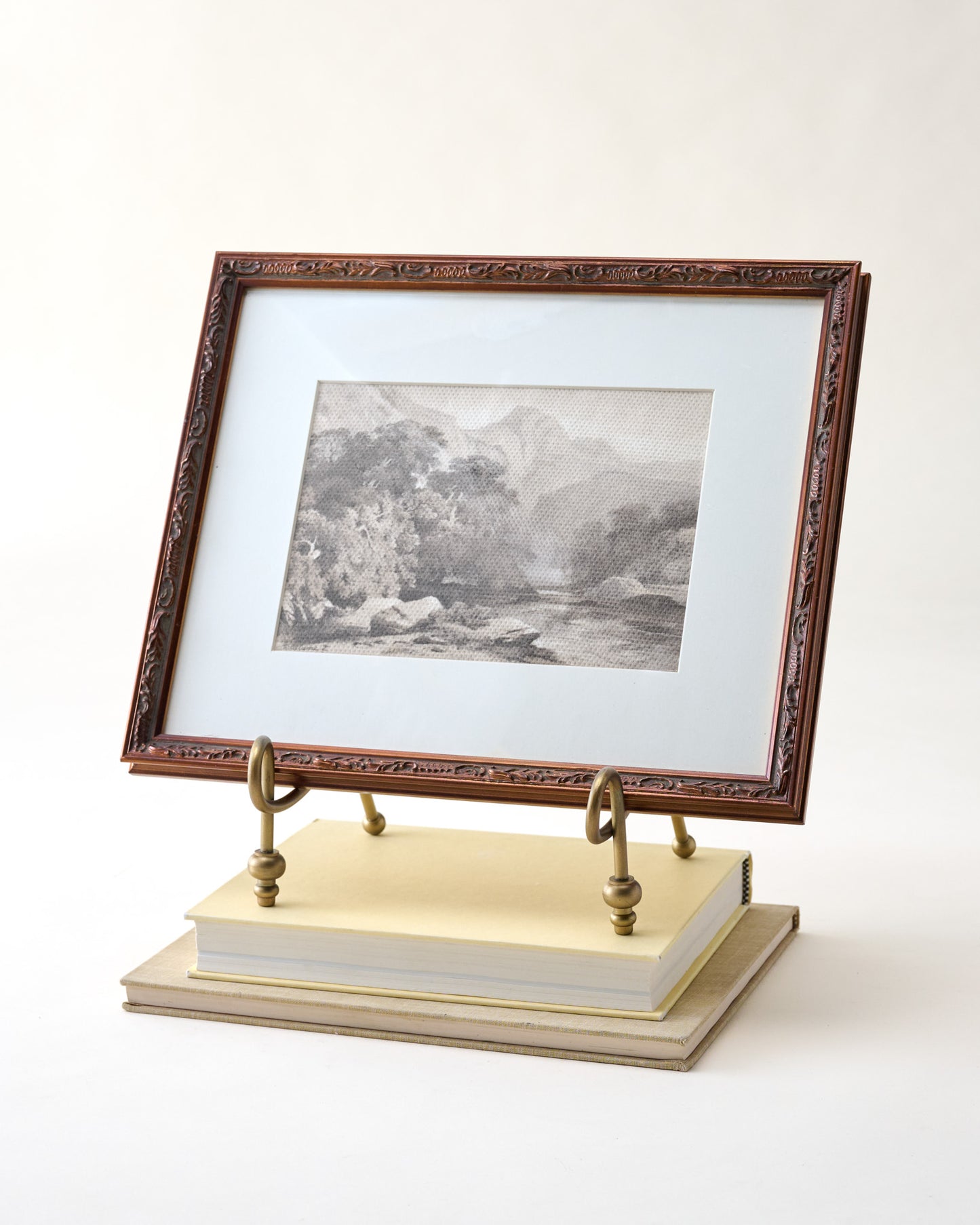 Gracie Antique Brass Easel