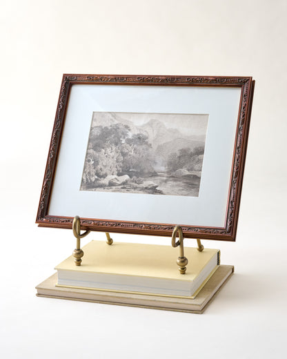 Gracie Antique Brass Easel
