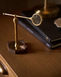 Solid Brass Magnifying Glass on Stand