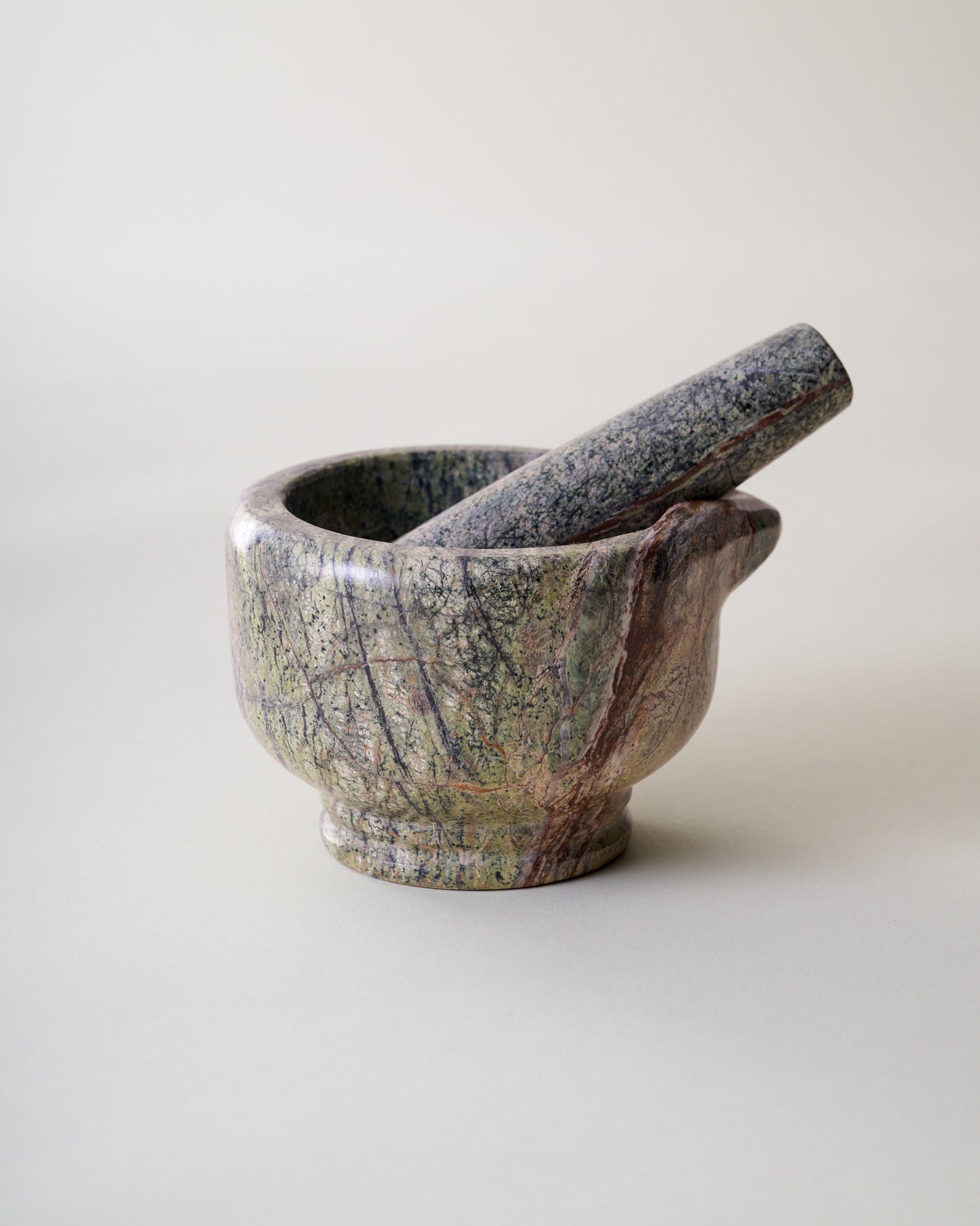 Forest Marble Mortar and Pestel