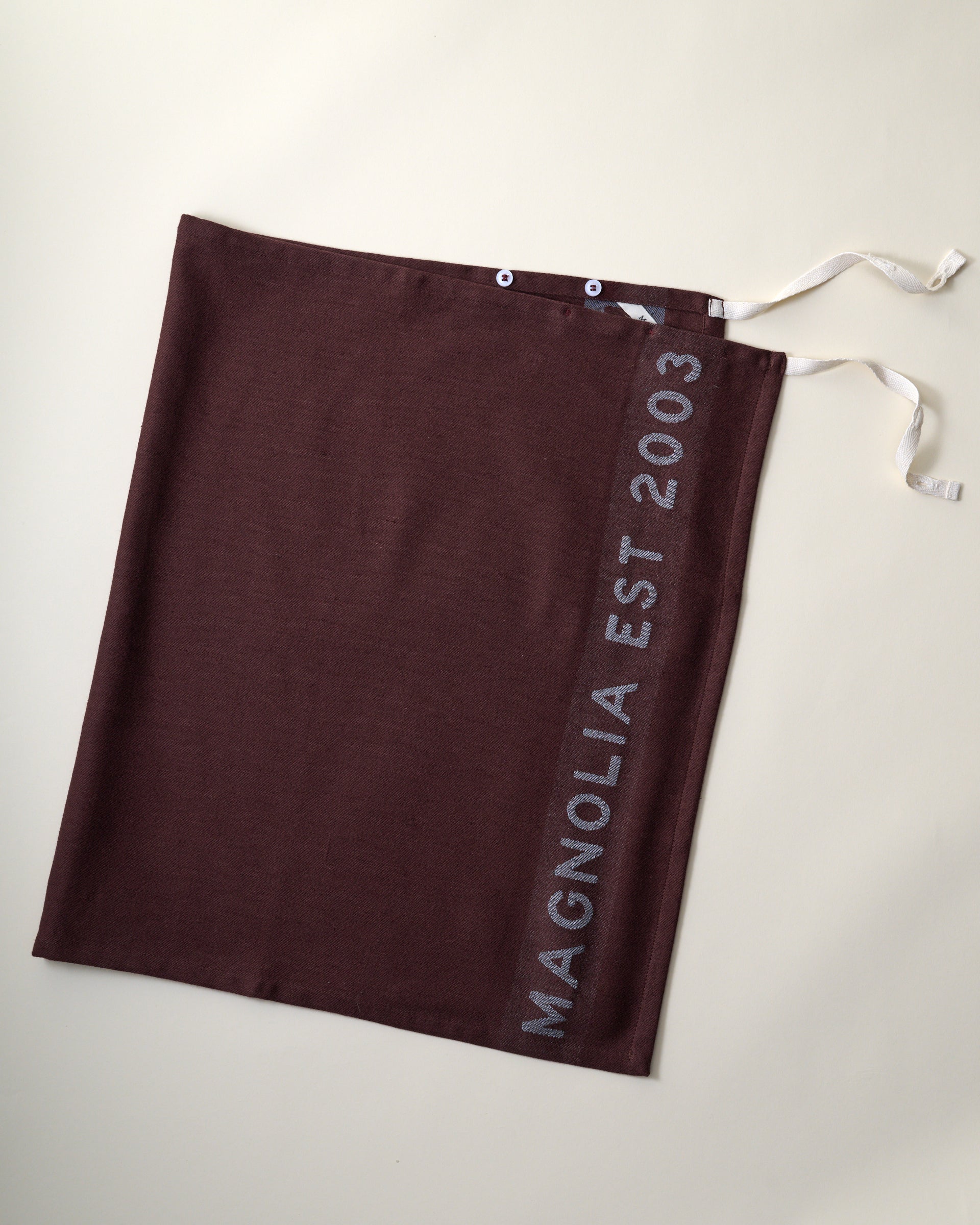 Magnolia Est. Convertible Tea Towel Apron - Brunette