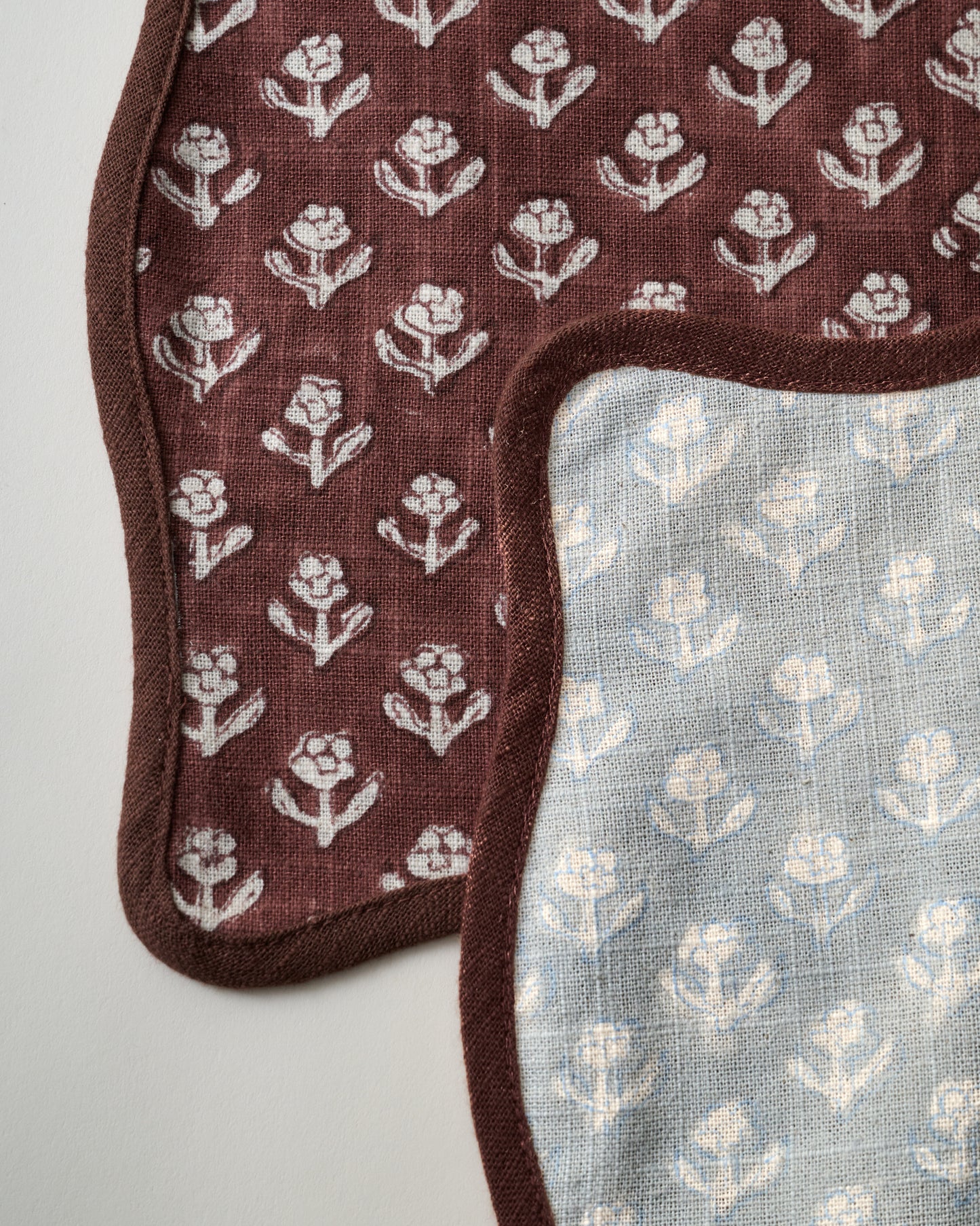 Cosmos Block Printed Reversible Placemat Set of 4