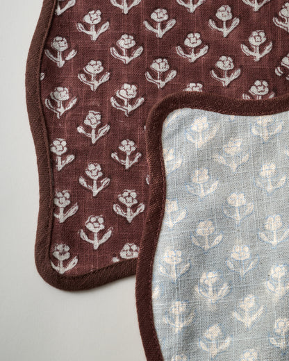 Cosmos Block Printed Reversible Placemat Set of 4