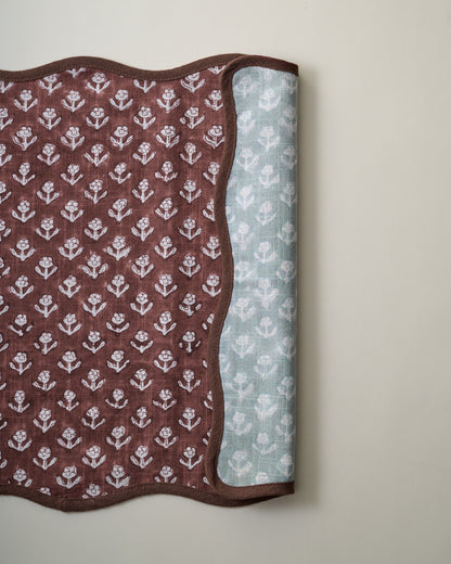 Cosmos Block Printed Reversible Placemat Set of 4