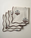 Elaine Block Print Napkin Set of Four