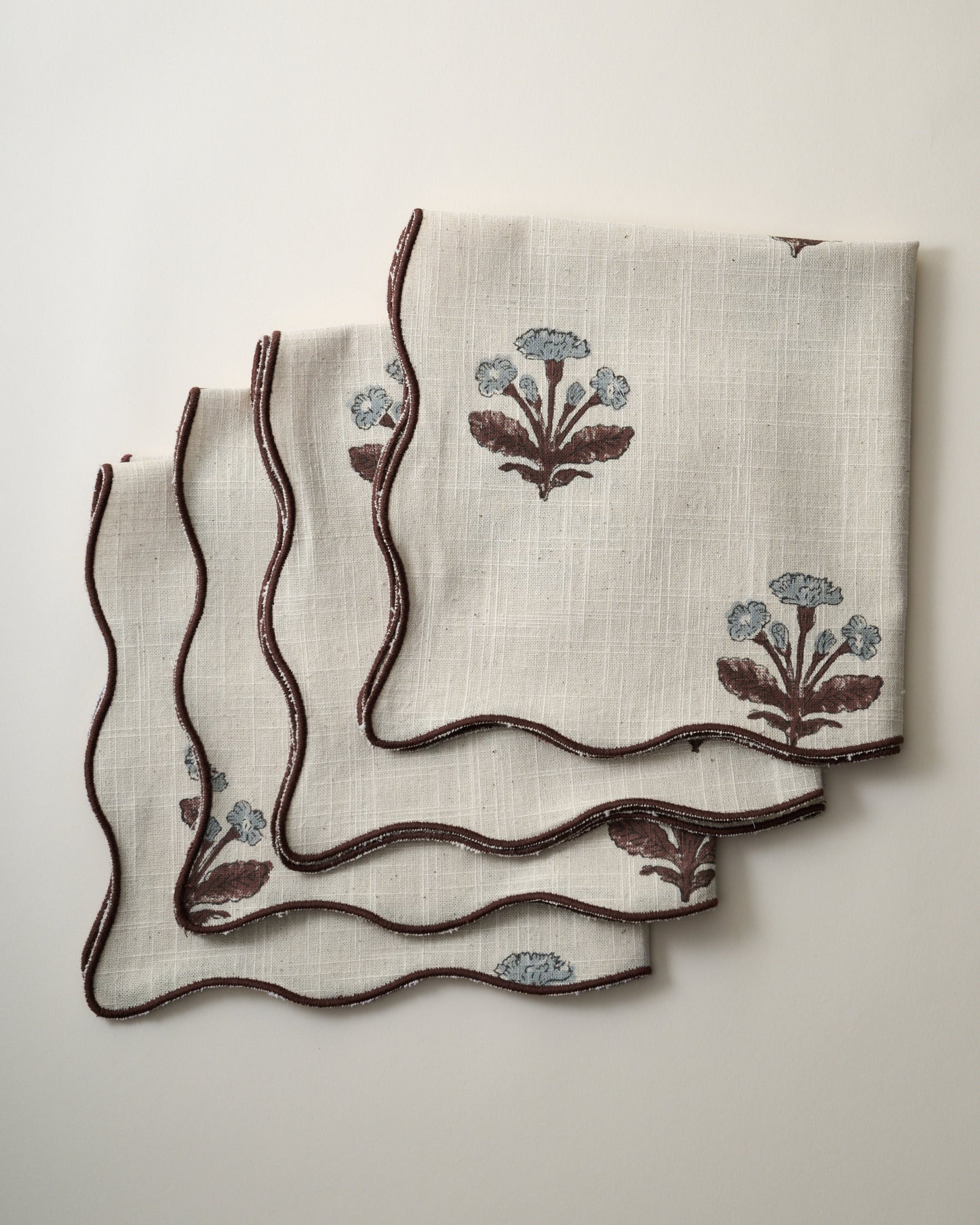 Elaine Block Print Napkin Set of Four