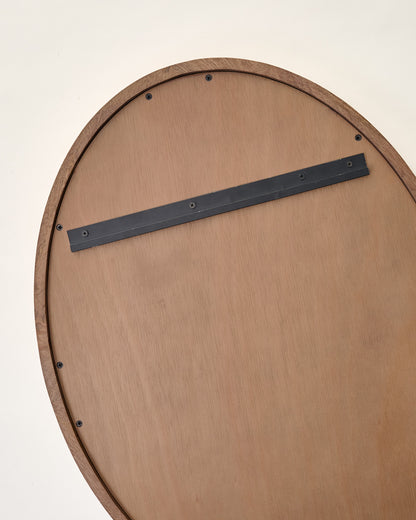 Annabeth Wood Scallop Mirror