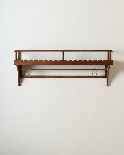Anderson Scallop Shelf with Rail