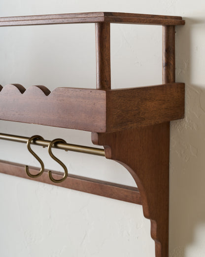 Anderson Scallop Shelf with Rail