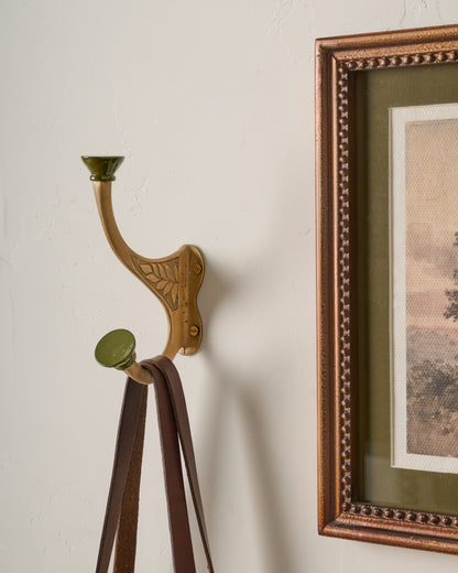 Collins Antique Brass Hook