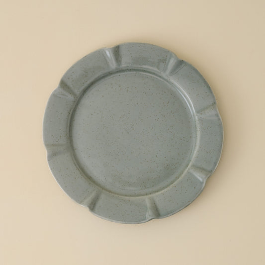 Green Speckle Heirloom Scallop Plate Salad