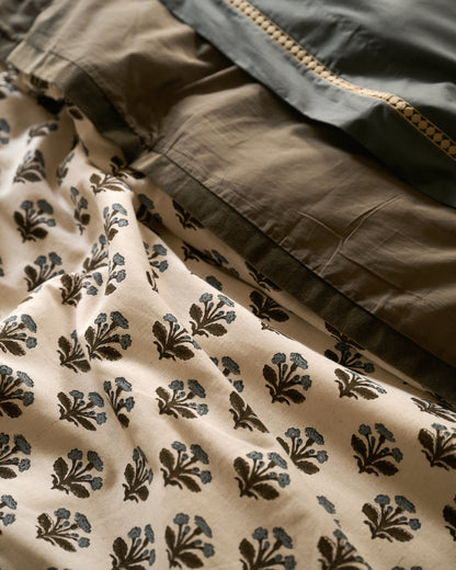 Elaine Block Print Duvet