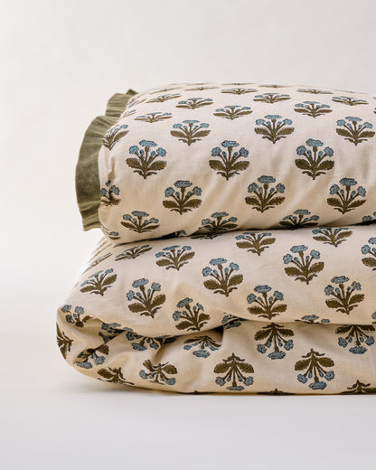 Elaine Block Print Duvet