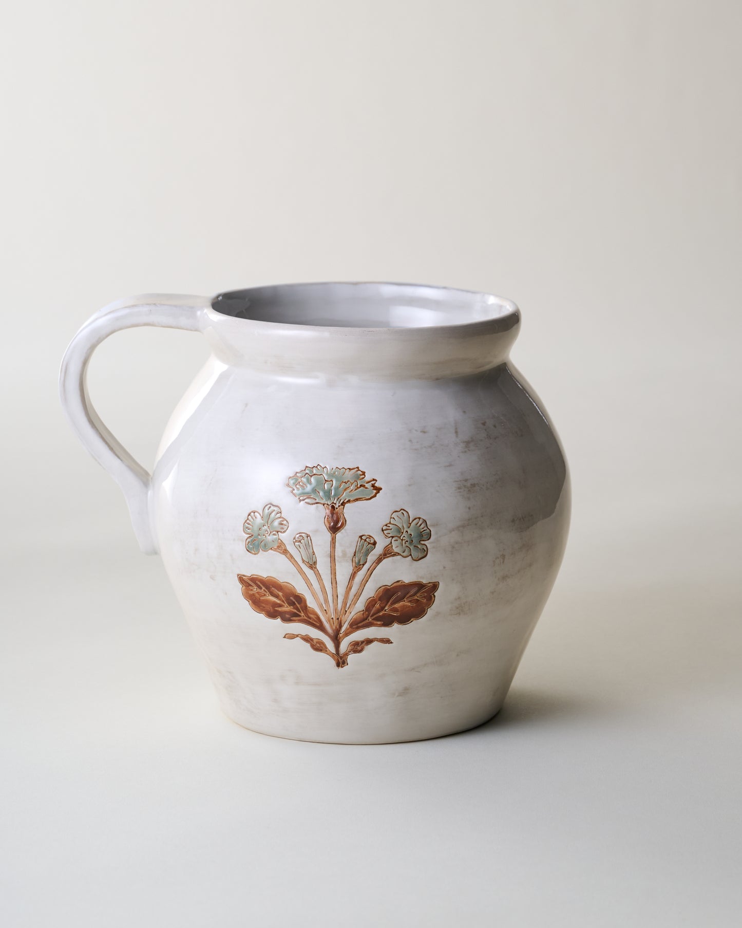 Elaine Floral Pitcher Crock