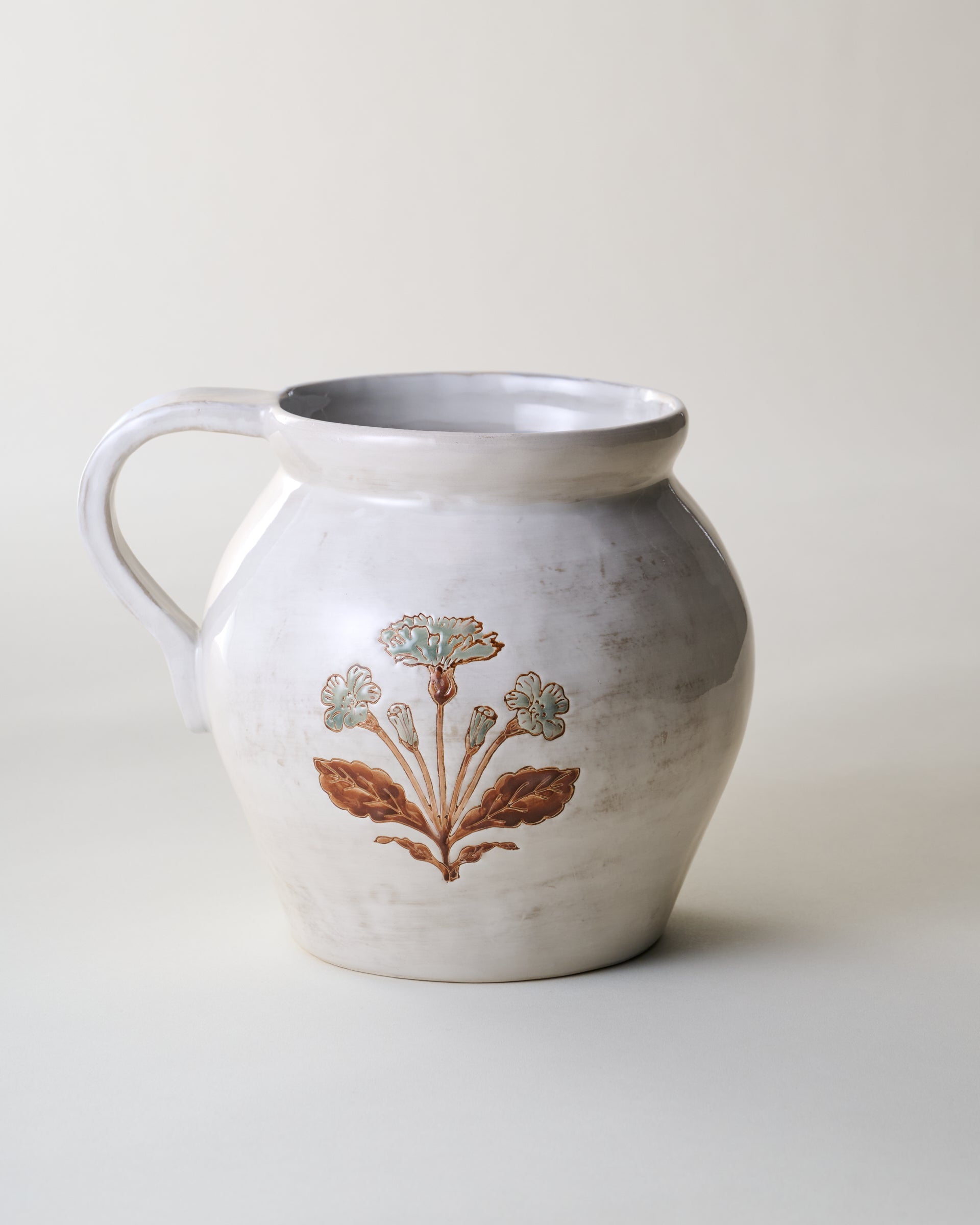Elaine Floral Pitcher Crock