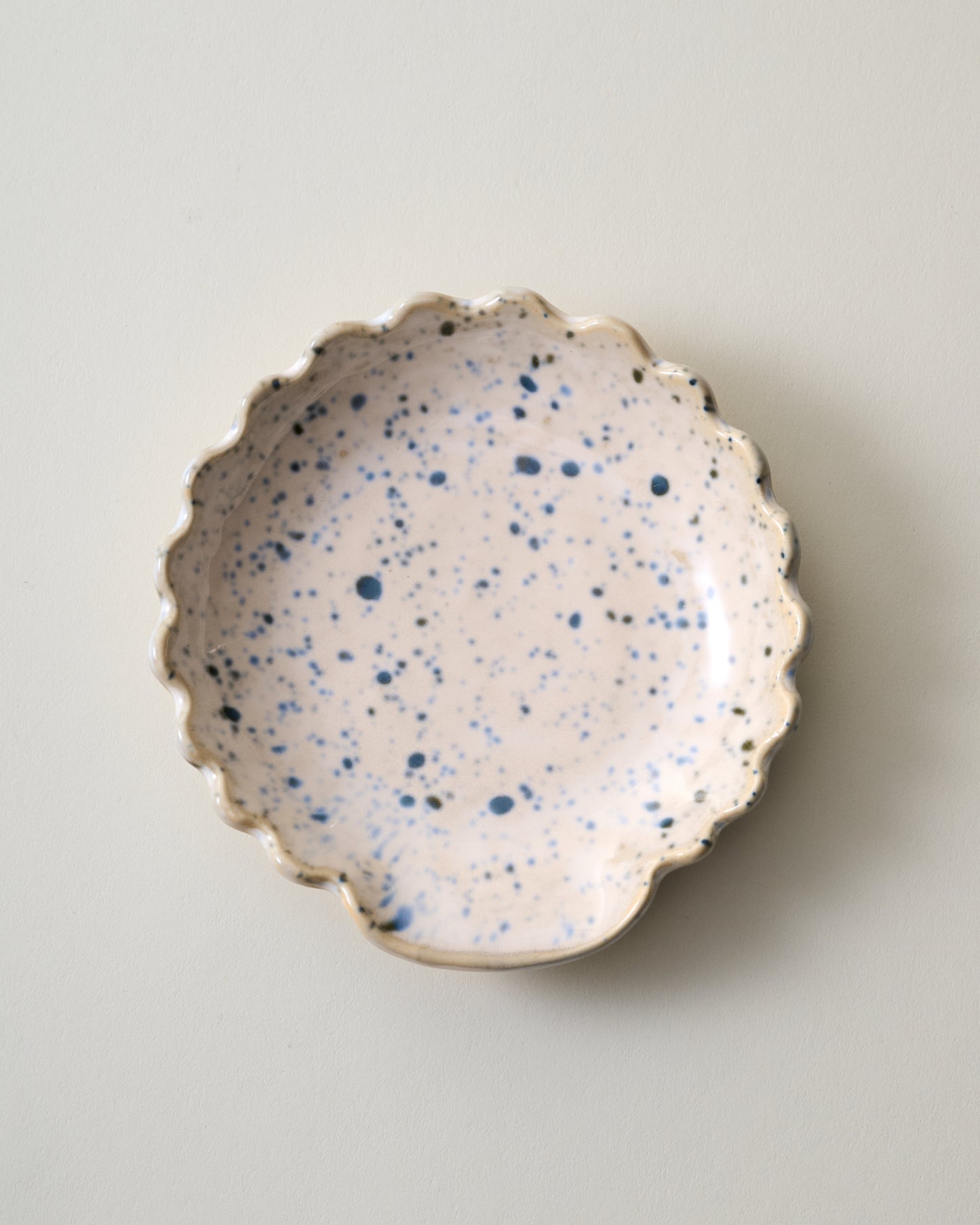 Blue Speckled Spoon Rest