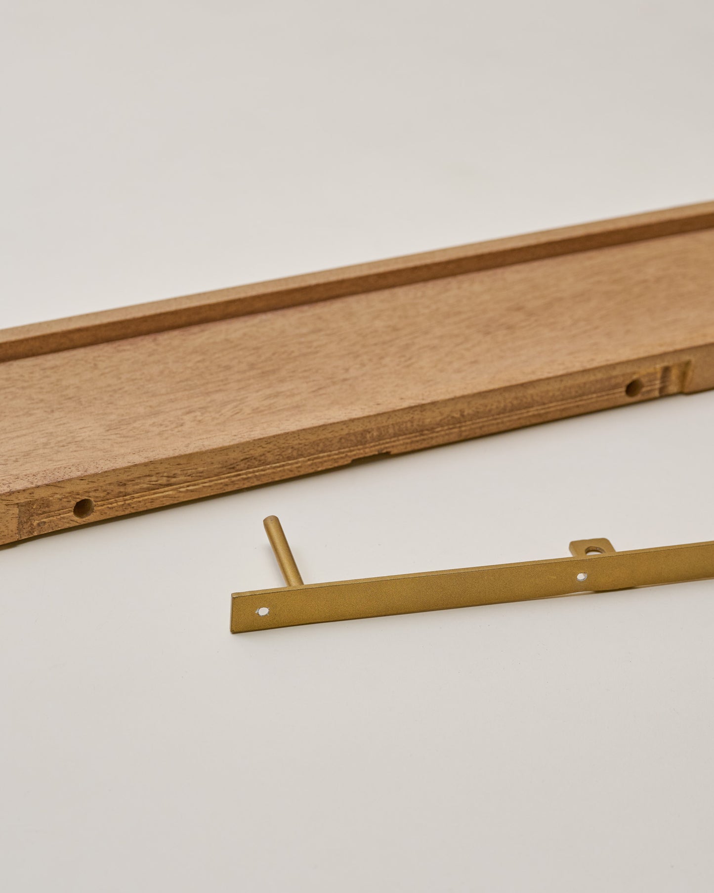 Beckett Carved Wood Shelf