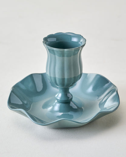 Ruffle Taper Holder