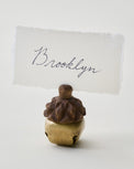 Acorn Jingle Bell Place Card Holder