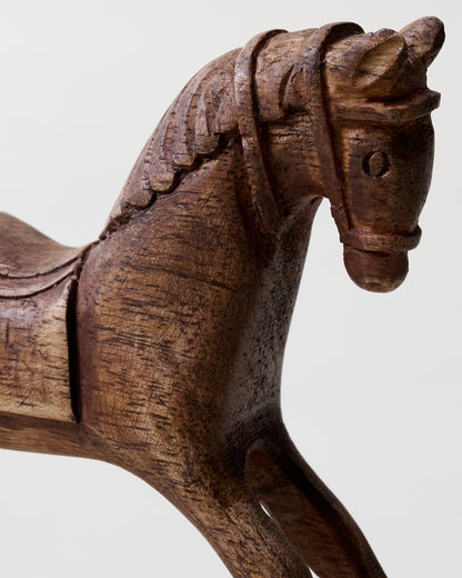 Hand-Carved Rocking Horse