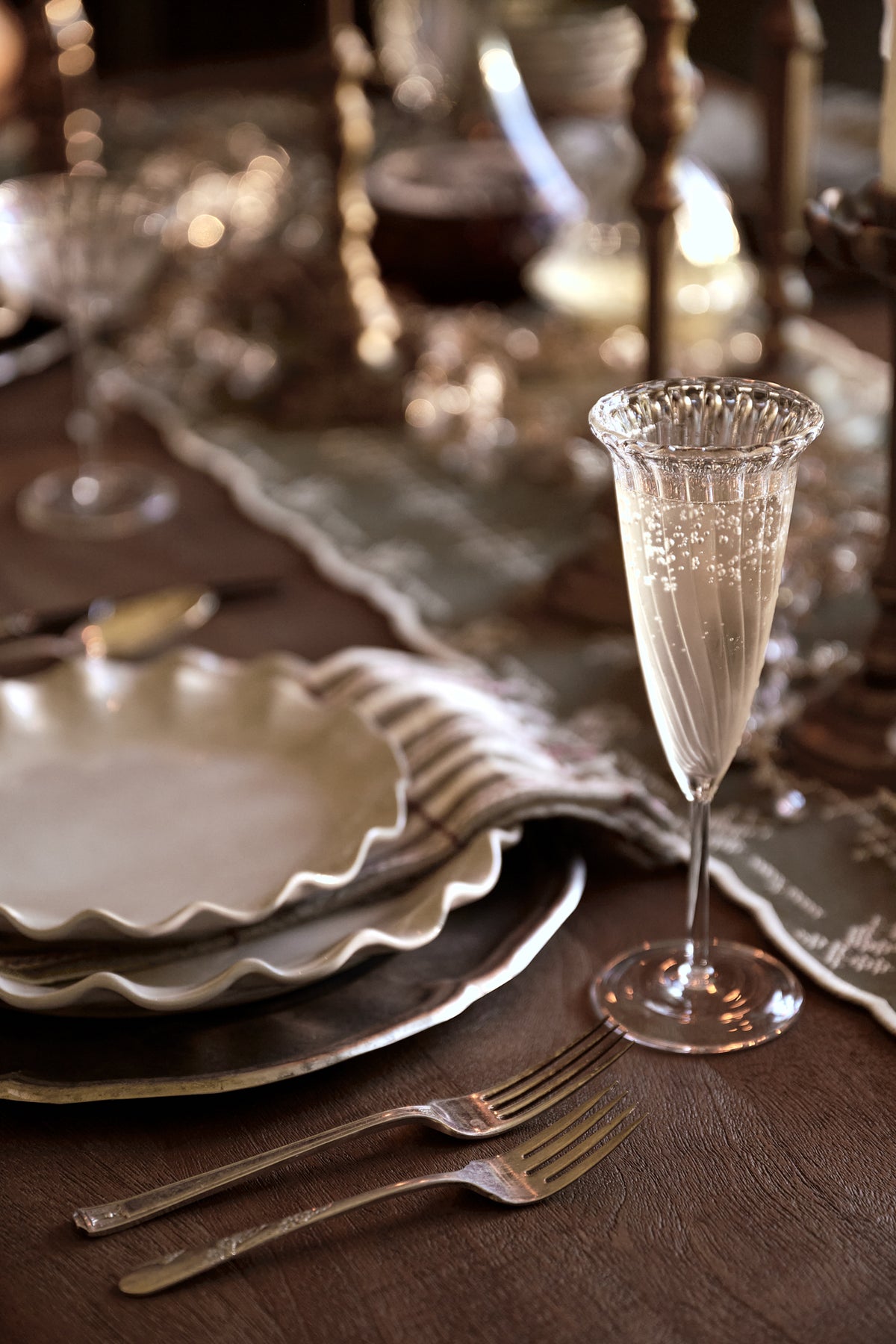 Fluted Champagne Glass