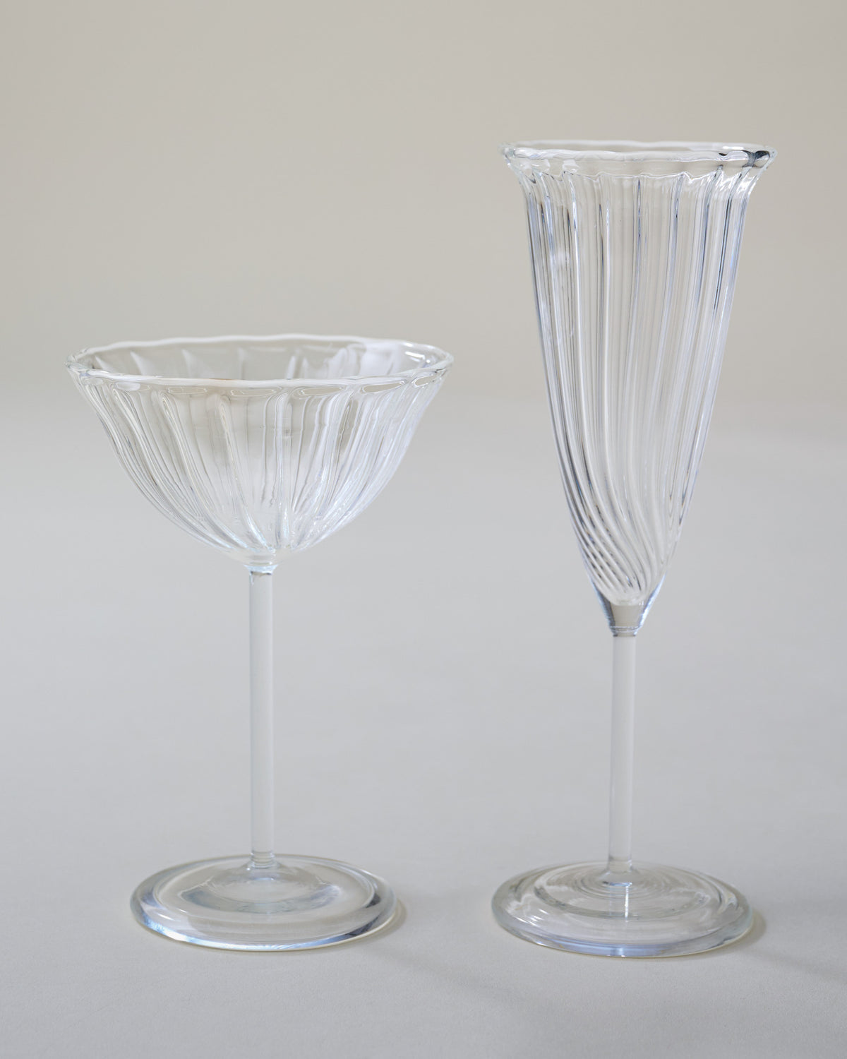 Fluted Champagne Glass