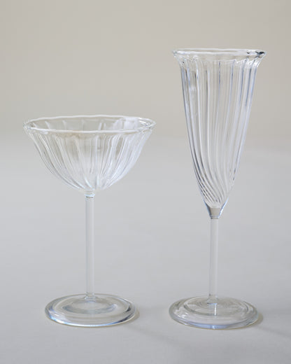 Fluted Champagne Glass