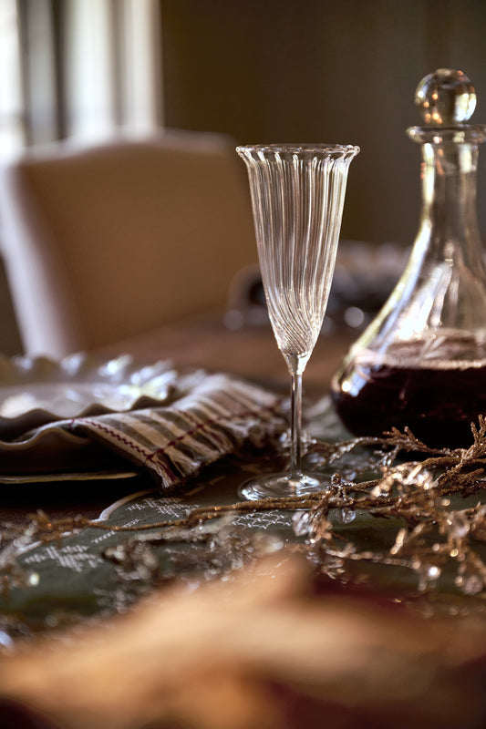 Fluted Champagne Glass