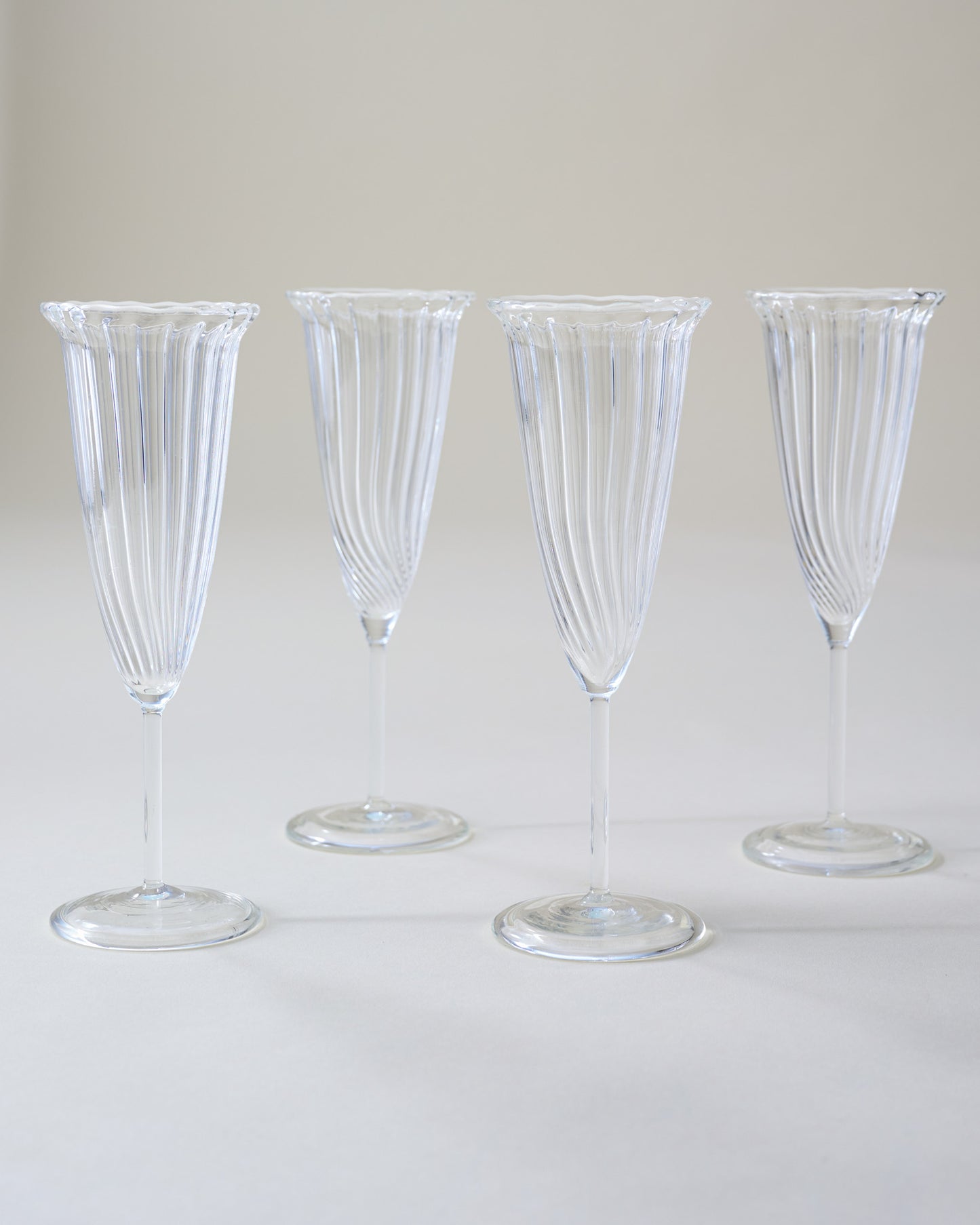Fluted Champagne Glass