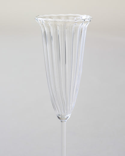 Fluted Champagne Glass
