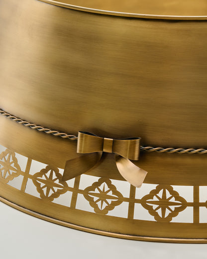 Clara Brass Bow Tree Collar