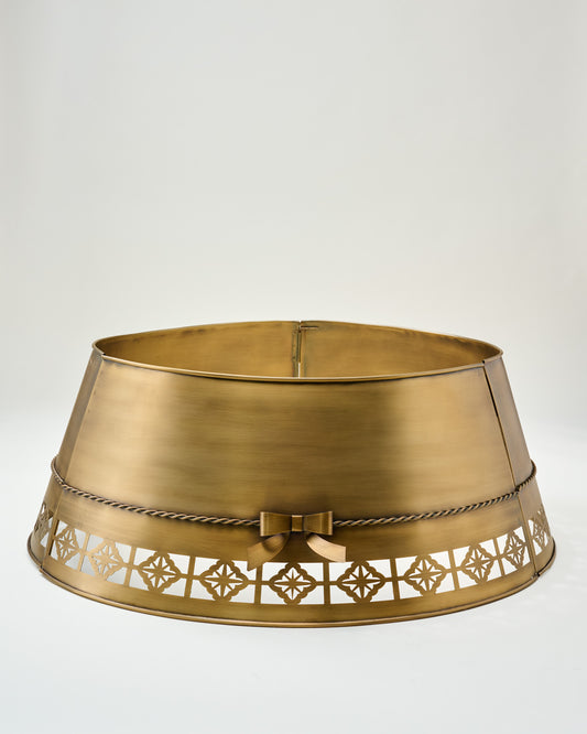 Clara Brass Bow Tree Collar