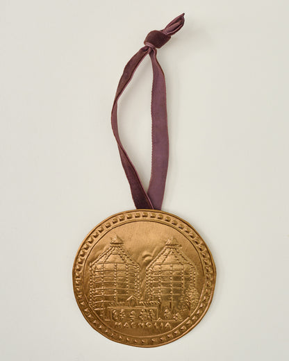 Solid Brass Pressed Silos Ornament