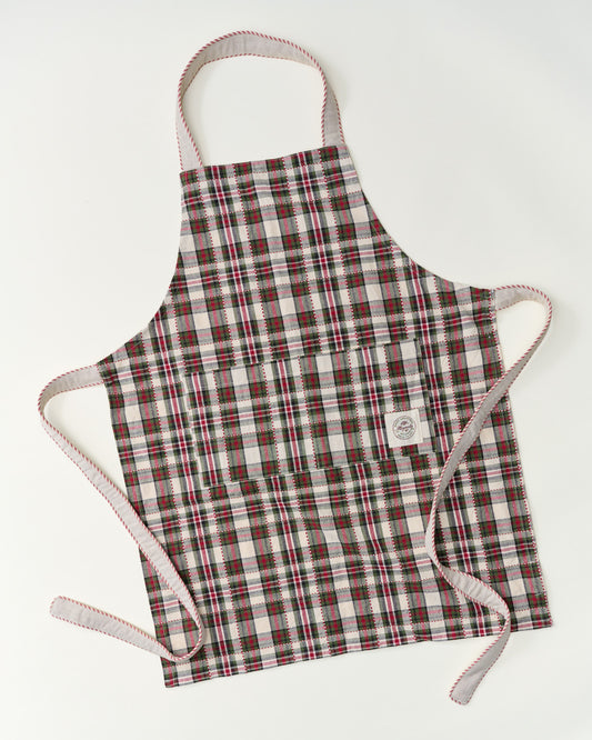 Classic Christmas Plaid Adult Apron